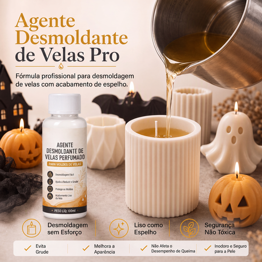 🕒 ÚLTIMO DIA! 45% OFF + FRETE GRÁTIS 🎆Agente desmoldante para moldes de velas perfumadas