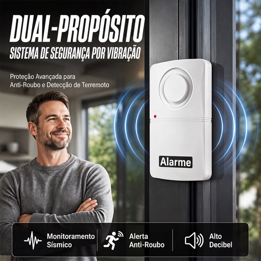 ⭐ O MAIS VENDIDO DE 2026! Alarme de vibração sem fio para portas e janelas – a escolha número 1 para quem valoriza segurança e praticidade. 🎁