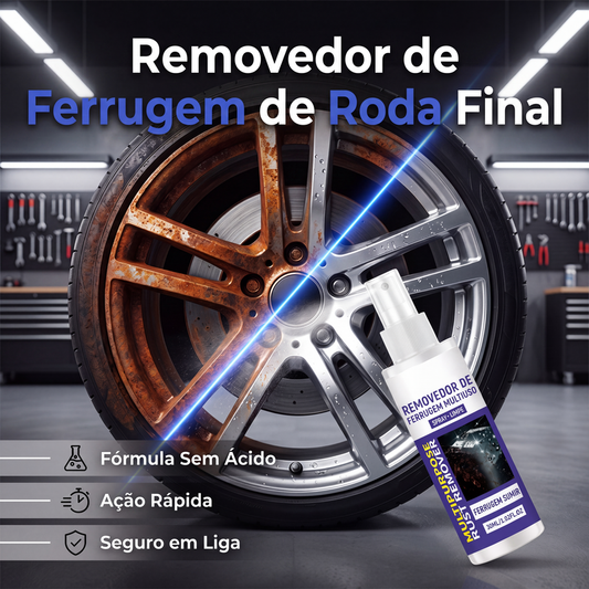 🔥 ÚLTIMO DIA! 50% OFF🚗Spray de Polimento e Removedor de Ferrugem para Carros e Ferramentas