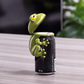 🐸 TÃO FOFO QUE PARECE ATÉ BICHO DE VERDADE!💫Adornamento fofo de sapo para lata