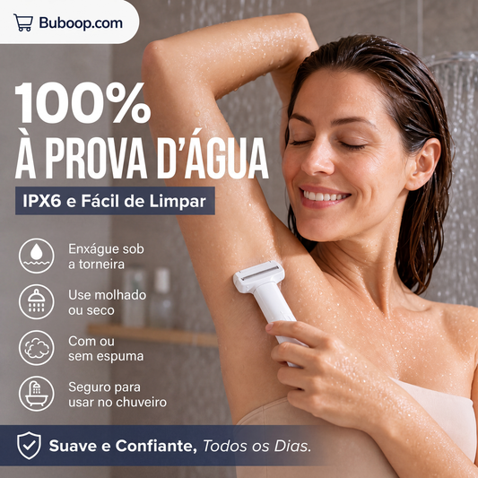 🪒 CUIDADO ÍNTIMO – COMEÇA HOJE!🤍 Barbeador elétrico para áreas íntimas