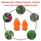 🏠 O AJUDANTE INDISPENSÁVEL DA COZINHA 🛡 DESIGN SEGURO – USE COM TRANQUILIDADE 💨Faca de polegar específica para a família