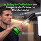 🛠️ 50% DE DESCONTO! Pare de pagar caros técnicos de HVAC por um cano entupido! Esta ferramenta de limpeza flexível com mangueira transparente limpa qualquer dreno de condensação em menos de 1 minuto.