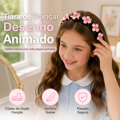 ⭐ CERTIFICADO COMO O MAIS VENDIDO DE 2026 💛Faixa de cabelo com desenho fofo de desenho animado para meninas