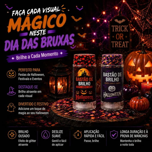 Bastão de Glitter para Festivais