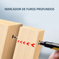 ✍️📏 MARCADOR DE FURO PROFUNDO COM PONTA LONGA DE 45MM – ALCANCE FUROS PROFUNDOS COM PRECISÃO! 🔧