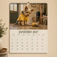 Calendário de Parede 2027 do Yorkshire Terrier