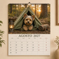 Calendário de Parede 2027 do Yorkshire Terrier