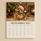 Calendário de Parede 2027 do Yorkshire Terrier