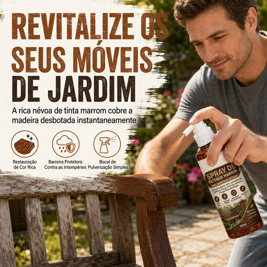 🎯 DESCONTO CERTEIRO – SÓ PARA QUEM COMPRAR HOJE! Agente de retoque e restauração de cor marrom