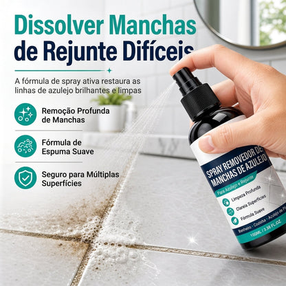 🧼✨ SPRAY REMOVEDOR DE MANCHAS DE REJUNTE E MOFO – DIGA ADEUS ÀS MANCHAS E AO MOFO NOS REJUNTES! 🏠