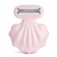Aparelho de barbear manual portátil em formato de concha para mulheres