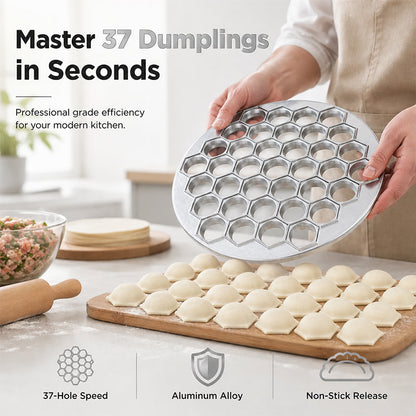 🥟 Molde para 37 Dumplings | Produção Rápida em Lote