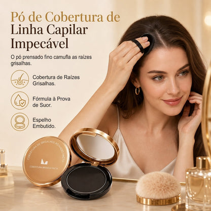 💇‍♀️ Dê volume e confiança ao seu visual – garanta o seu agora! ✨ Pó Compacto de Retoque Capilar para Dar Volume