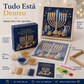 Kit de Arte de Pérolas DIY para Hanukkah com Moldura de Madeira