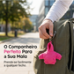 Acessório de chaveiro com moletom miniatura elegante