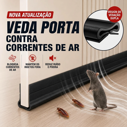 💥 COMPRE MAIS, PAGUE MENOS! Calafetador Silencioso para Vão de Porta