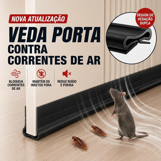 💥 COMPRE MAIS, PAGUE MENOS! Calafetador Silencioso para Vão de Porta