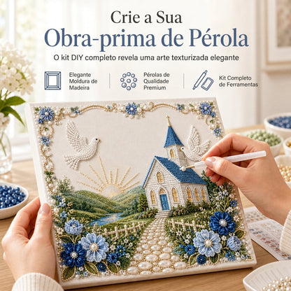 🎨✨ KIT DE PINTURA DECORATIVA DE ARTE DE PÉROLAS DIY – CRIE SUA PRÓPRIA OBRA DE ARTE E DECORE DO SEU JEITO! 💎