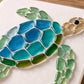 Kit de arte de mosaico oceânico de vidro marinho DIY