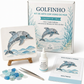 Kit de arte de mosaico oceânico de vidro marinho DIY