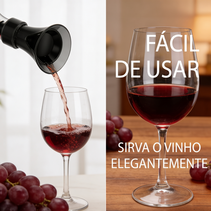 🔥🎁Compre 1 e ganhe 1 grátis🔥🍷 Economizador de vinho 2 em 1 com bomba de vácuo e vedante – preserva o frescor e o aroma