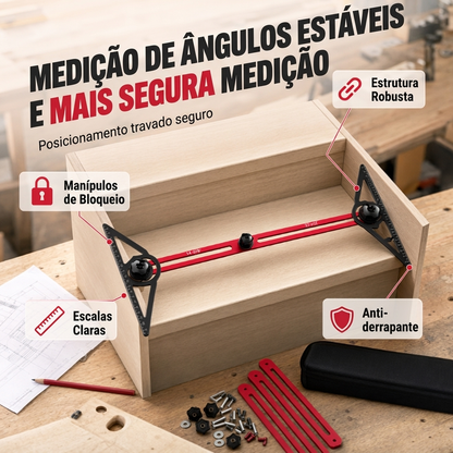🛠️📏✨ KIT DE FERRAMENTAS DE MARCAÇÃO MULTIFUNCIONAL PARA MARCENARIA ✨📏🛠️ – PRATICIDADE E VERSATILIDADE PARA AS SUAS MARCAÇÕES! 🔧