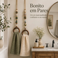 🧺✨ CABIDE DECORATIVO PARA TOALHAS COM CONTAS E ANEL DE MADEIRA ✨🧺 – UM TOQUE DECORATIVO PARA PENDURAR AS SUAS TOALHAS!