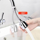 💦 Adaptador Flexível para Torneira de Cozinha | Giratório 360° e Spray Duplo | Ajuda a Reduzir Respingos na Cozinha