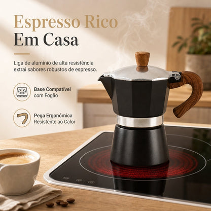 ☕✨ CAFETEIRA MOKA ITALIANA CLÁSSICA PARA USO DOMÉSTICO ✨☕