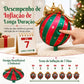 🎄 CONTAGEM REGRESSIVA PARA O NATAL – DECORE JÁ! Balões de Enfeite com Laço de Natal