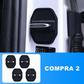 🔑🚗 48% DE DESCONTO – Capas Protetoras de Silicone para Fechaduras de Portas de Carro | Resistentes a Arranhões, Impermeáveis, Fáceis de Instalar 🛡️✨