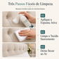 🔥🎁 2+1 GRÁTIS!!🛋️ Espuma de Limpeza Têxtil Sem Água 60 ml e Conjunto de Toalhas