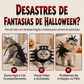 Assustador Halloween Gato Centopeia Forma Traje