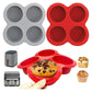 🧁✨ FORMA DE SILICONE PARA CONFEITAR BOLOS COM 4 CAVIDADES ✨🧁
