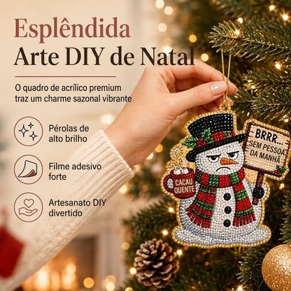 🎄✨ KIT DIY DE ENFEITES PENDENTES DE ARTE COM PÉROLAS DE NATAL ✨🎄 – CRIE DECORAÇÕES NATALINAS COM ARTE EM PÉROLAS! 💎