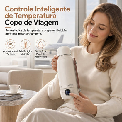☕✈️✨ CHALEIRA ELÉTRICA PORTÁTIL PARA VIAGEM, AQUECEDOR DE ÁGUA ✨🔥☕