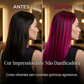 12 extensões de cabelo retas e coloridas com grampo