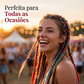 12 extensões de cabelo retas e coloridas com grampo
