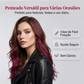 12 extensões de cabelo retas e coloridas com grampo