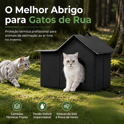 🐱🏠✨ CASA PREMIUM PARA GATOS DE RUA PARA EXTERIOR ✨🏠🐱 – UMA OPÇÃO PREMIUM PARA GATOS DE RUA NO EXTERIOR! 🌿