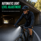Farol de bicicleta recarregável de LED de alta luminosidade para pedaladas noturnas