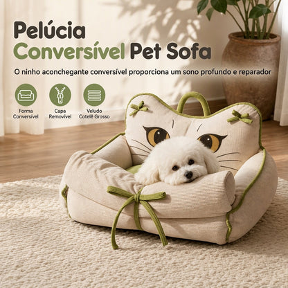 Cama de Pet Acolchoada Aconchegante e Tapete para Dormir