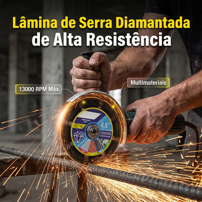 ⏰🔥 50% DE DESCONTO POR TEMPO LIMITADO! 🛠️ Disco de Corte Diamantado Multifuncional – Corte Rápido e Preciso para Todos os Tipos de Materiais 💎