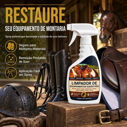 🐴 Spray Limpador para Equipamentos de Equitação – Facilite o Cuidado com a Sela