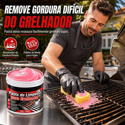 🔥 PASTA DE LIMPEZA PARA FORNOS E GRELHADOS 🧽 REMOVE GORDURA RESISTENTE