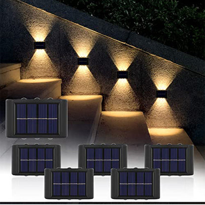 Luz de parede movida a energia solar (orientada para cima e para baixo)