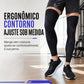 1 Par de Joelheiras de Compressão Longas Antiderrapantes, Proteção Completa para as Pernas, Joelheiras Desportivas para Ciclismo e Fitness