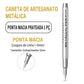 ✨ CANETA MARCADORA METÁLICA PARA JOIAS