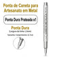 ✨ CANETA MARCADORA METÁLICA PARA JOIAS